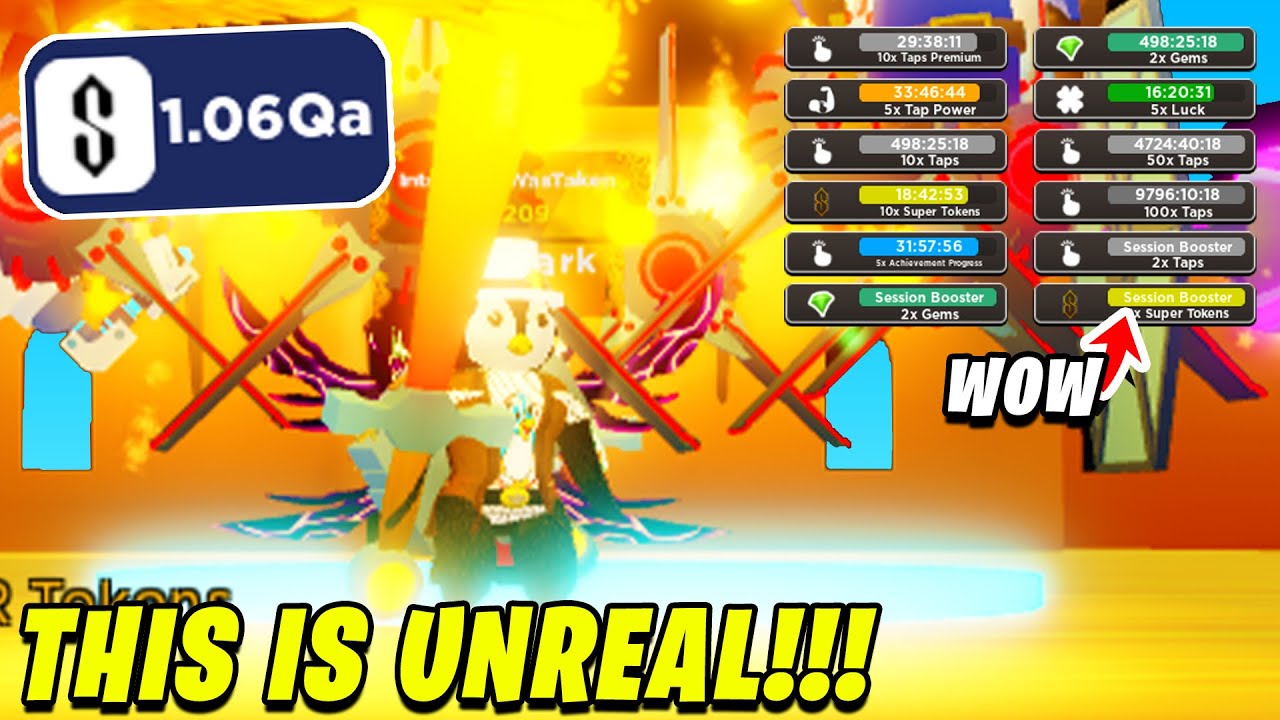 I GOT 1Qa FROM THIS BOSS! (Too *OP*) | Tapping Simulator