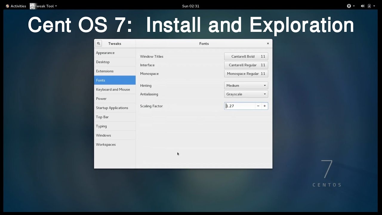 Cent OS Install and Exploration!