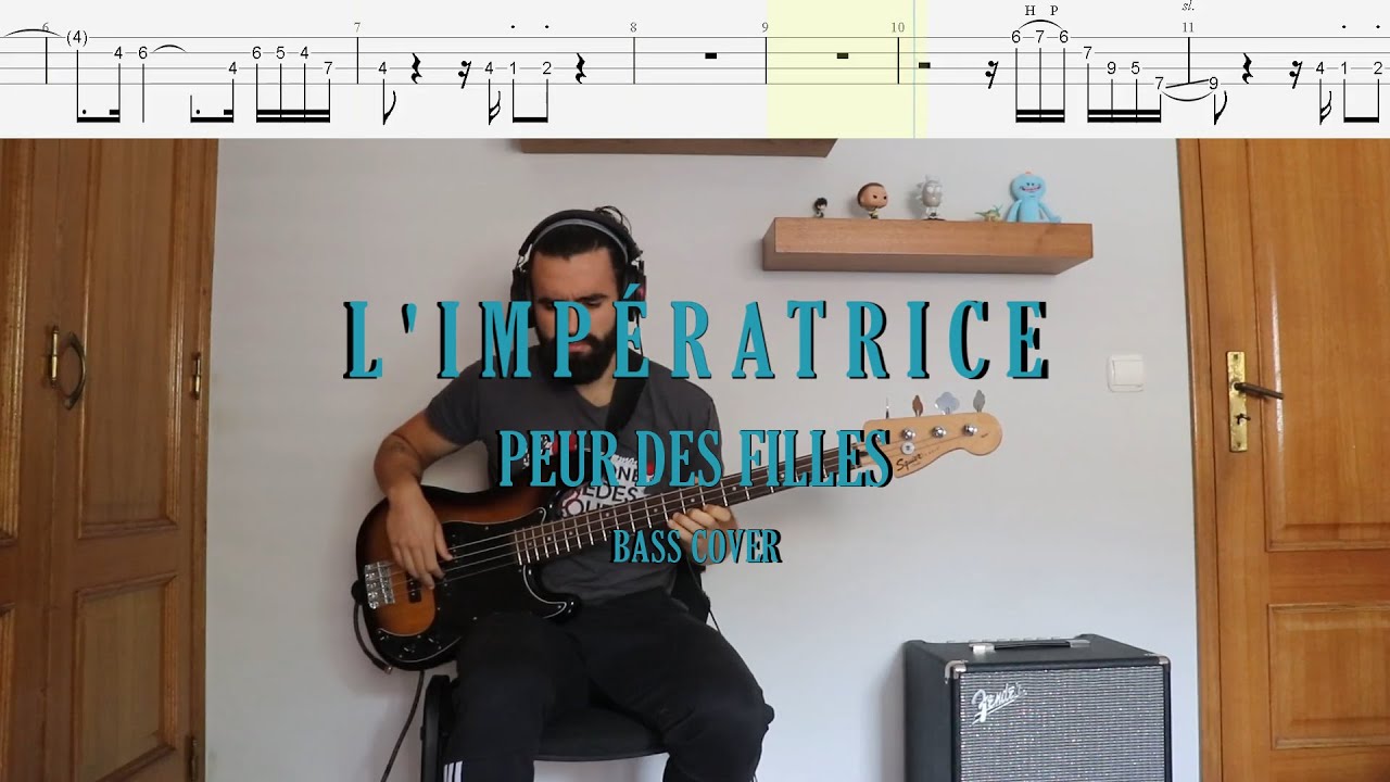 L'Impératrice // Peur des filles [Bass Cover + Tabs]