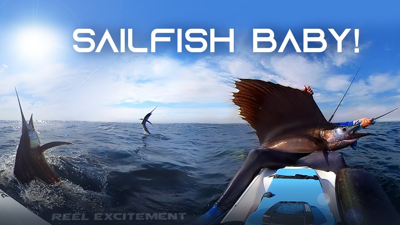 Sailfish caught off a kayak/ paddle ski, South Africa, plus a beaching tutorial.
