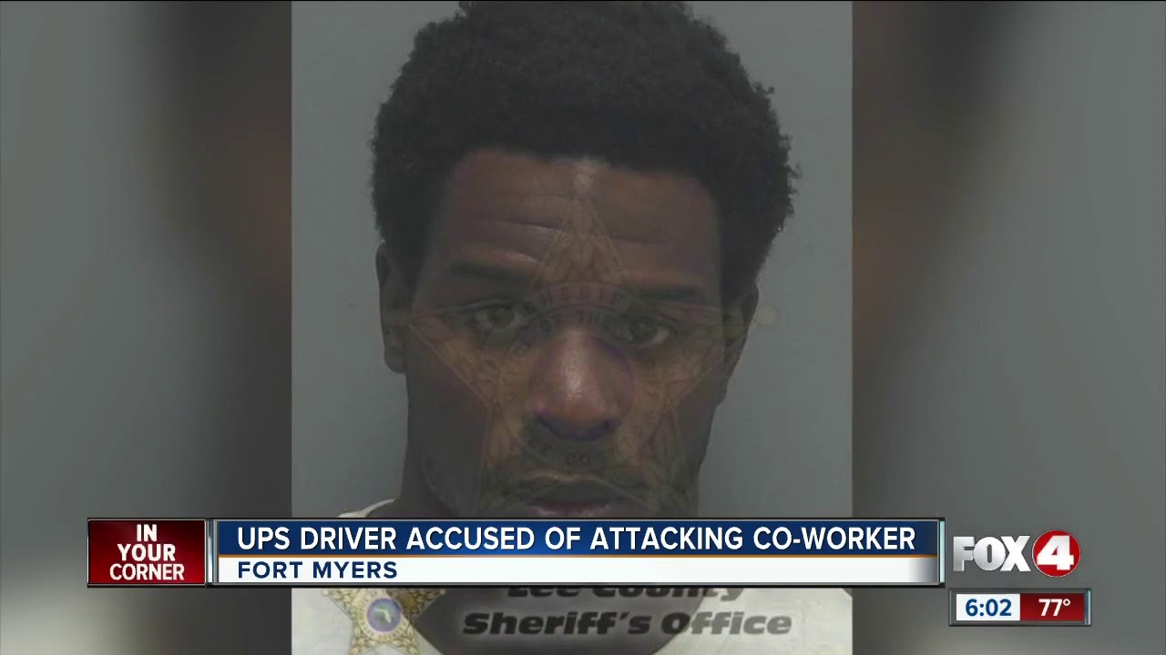 UPS employee brutally attacks coworker