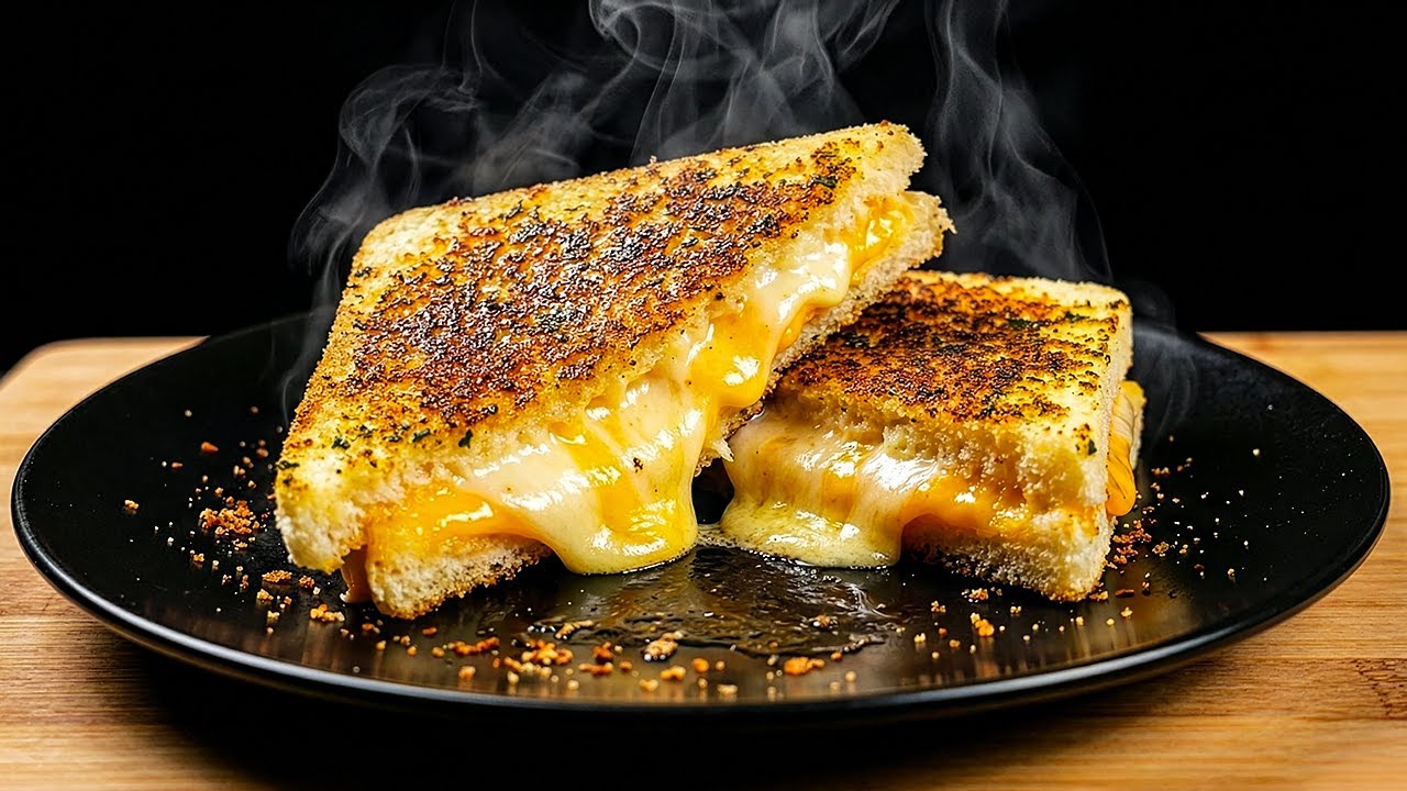 The perfect garlic and cheese toast