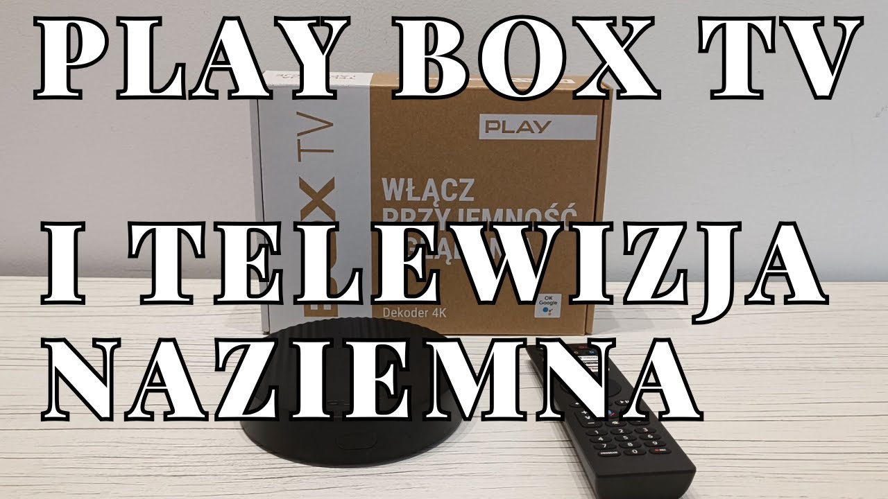Dekoder Play Box TV i telewizja naziemna DVB-T2  - wyszukiwanie kanałów, działanie telewizji DVB-T2