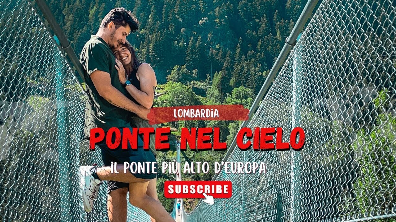 👫 Camminiamo sul PONTE TIBETANO più alto d'Europa IN LOMBARDIA!