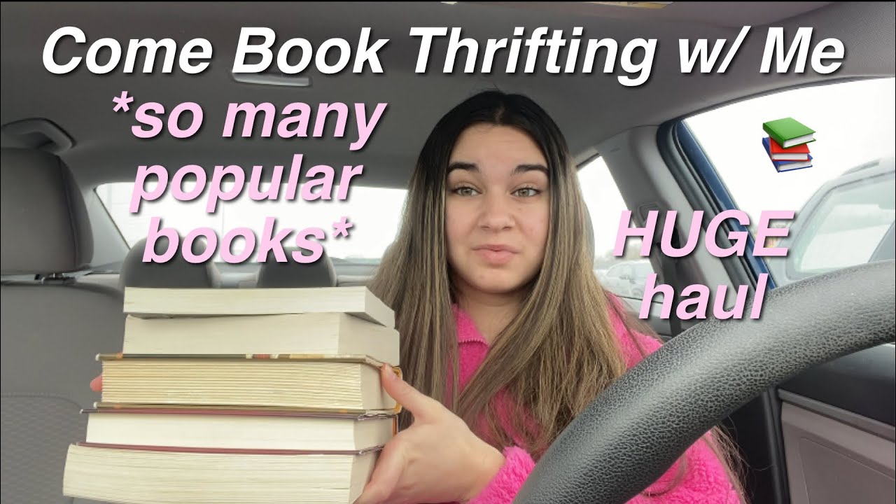 Book Thrifting With Me (+ HUGE haul) 