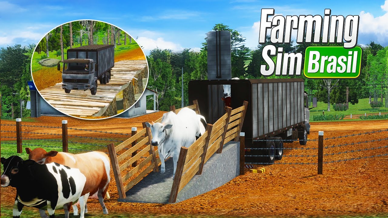 CRIANDO GADO NO FARMING SIM BRASIL 2 – COMO COMPRAR, ALIMENTAR E MUITO MAIS! 🚜🐄