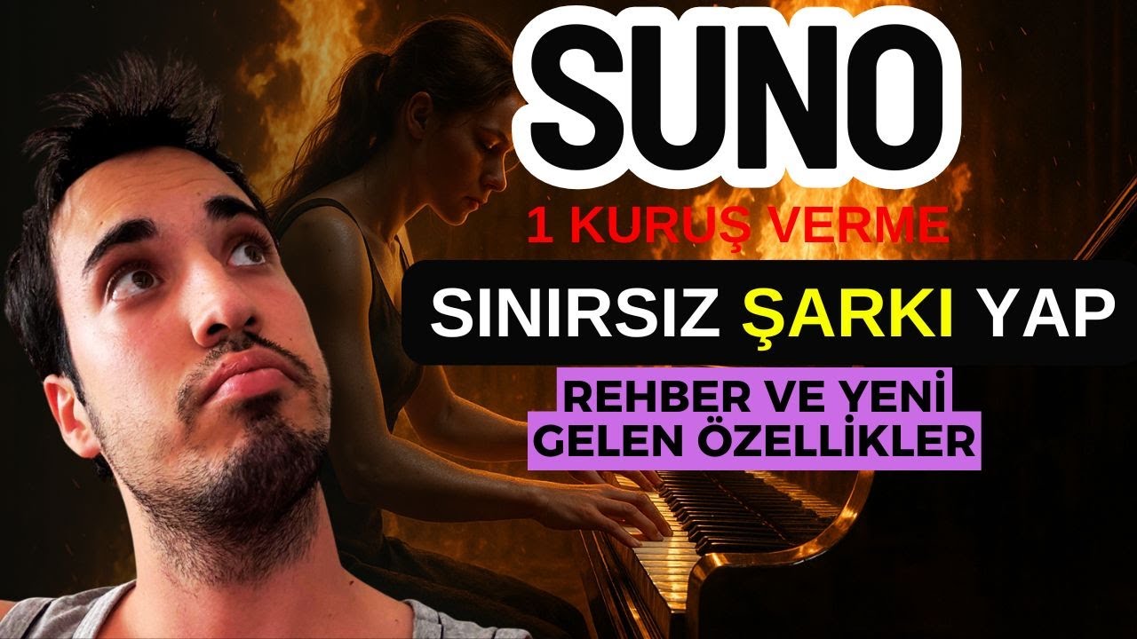 🎵 Suno AI ile Kendi Şarkını Yap! | Yapay Zeka ile M&uuml;zik &Uuml;retimi &Ccedil;ok Kolay