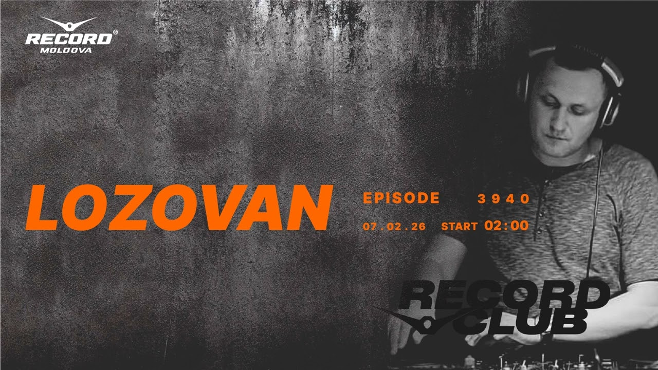 EDM House  music mix |  DJ LOZOVAN  | Radio RECORD Moldova | episode 3940 | 2026-07-02