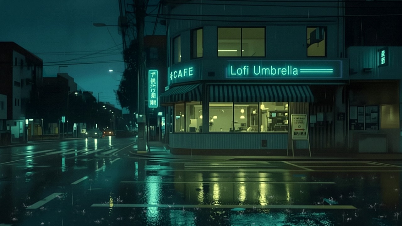 Tokyo Night Rain 🌙 Calm Lofi Ambience for Focus, Study & Productivity