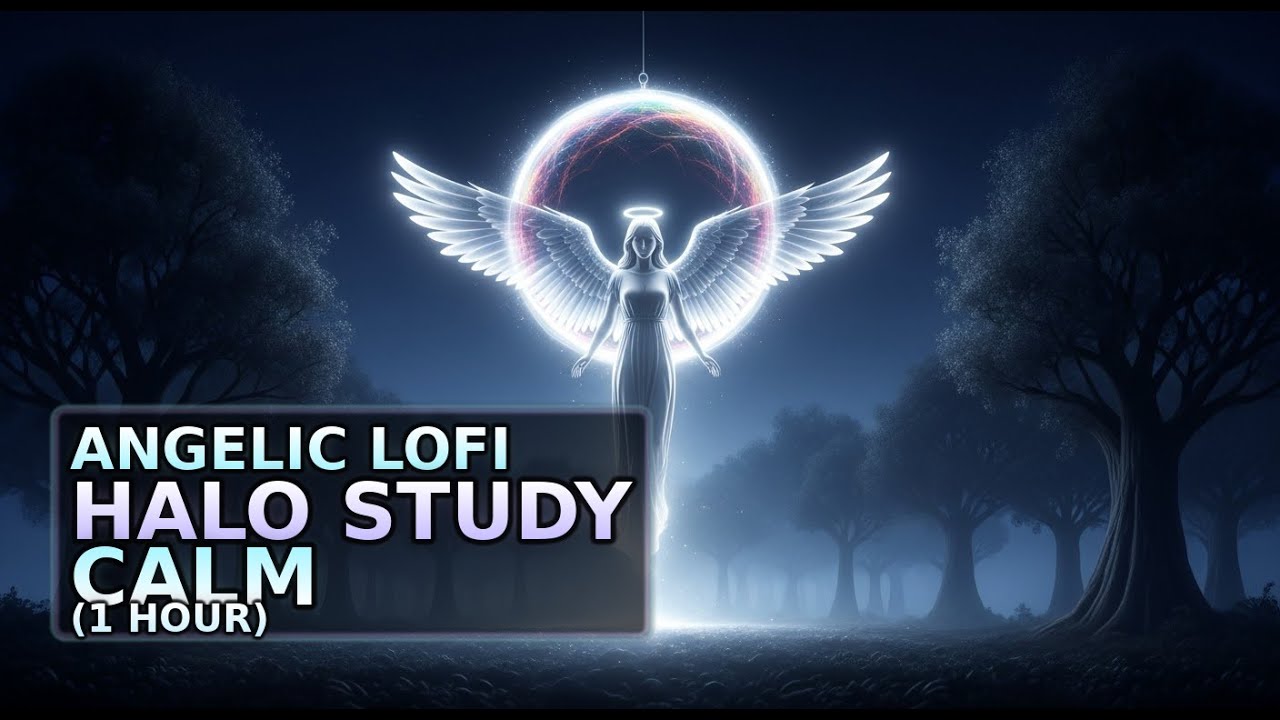 Angelic Lofi — Halo Study Calm (1 Hour)