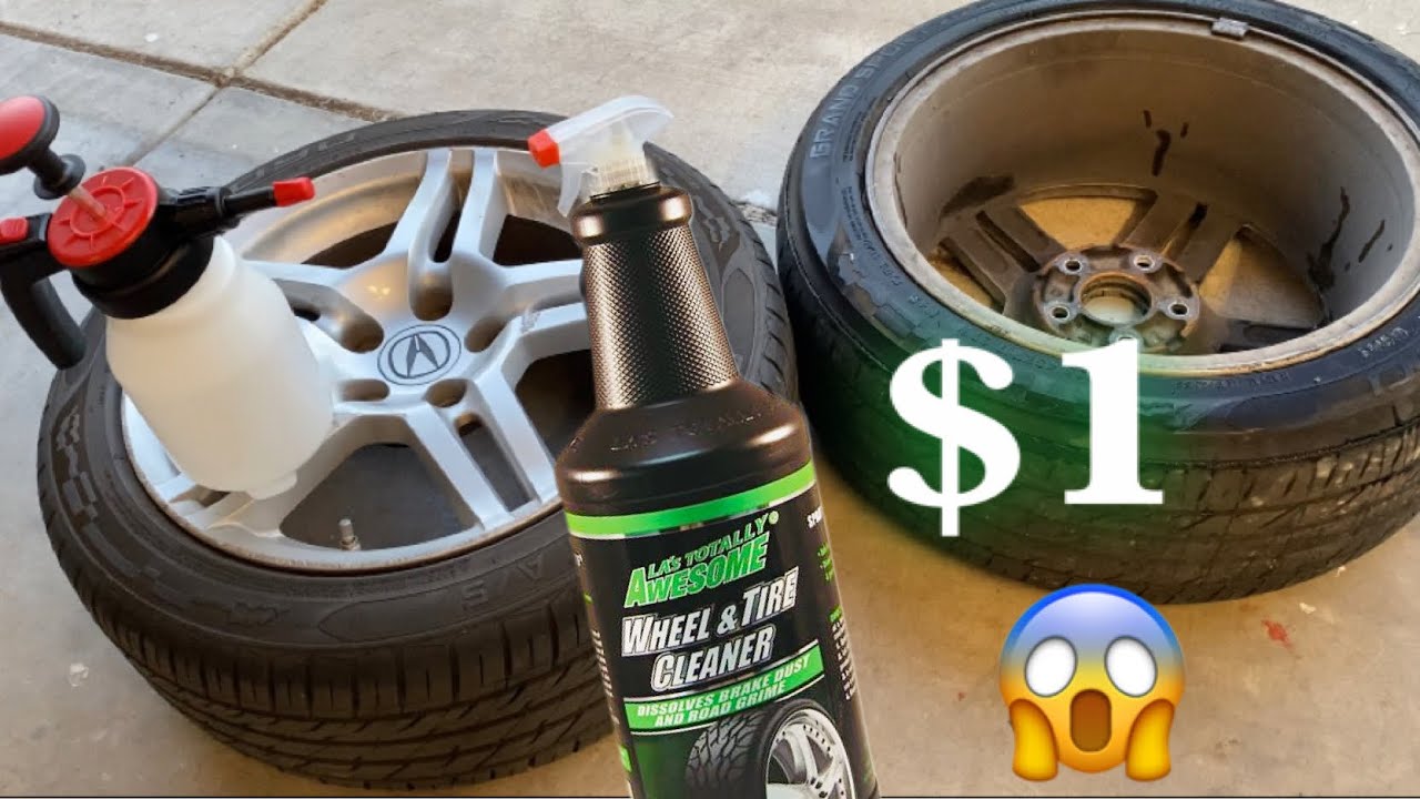 LA’s totally awesome wheel and tire cleaner | $1 wheel detail