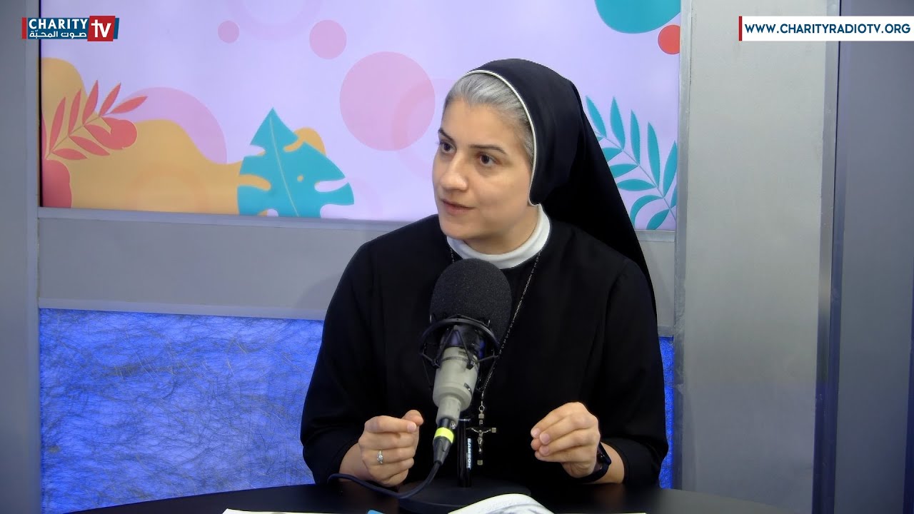 مؤسِسة راهبات الوردية ماري الفونسين غطاس بمناسبة عيدها ويوم تمييز الدعوات مع الأخت رولا عكر