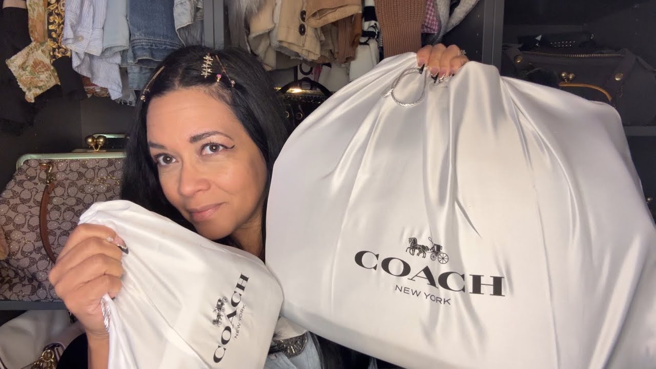 Распаковка Coach Double / Kisslock 16 против 14?