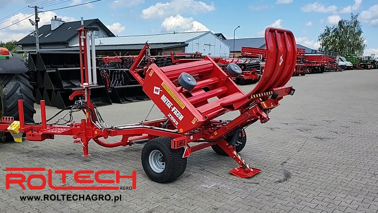 Owijarka Samozaładowcza Załadunek Przedni METAL-FACH Z593 - ROLTECH Poniaty Wielkie