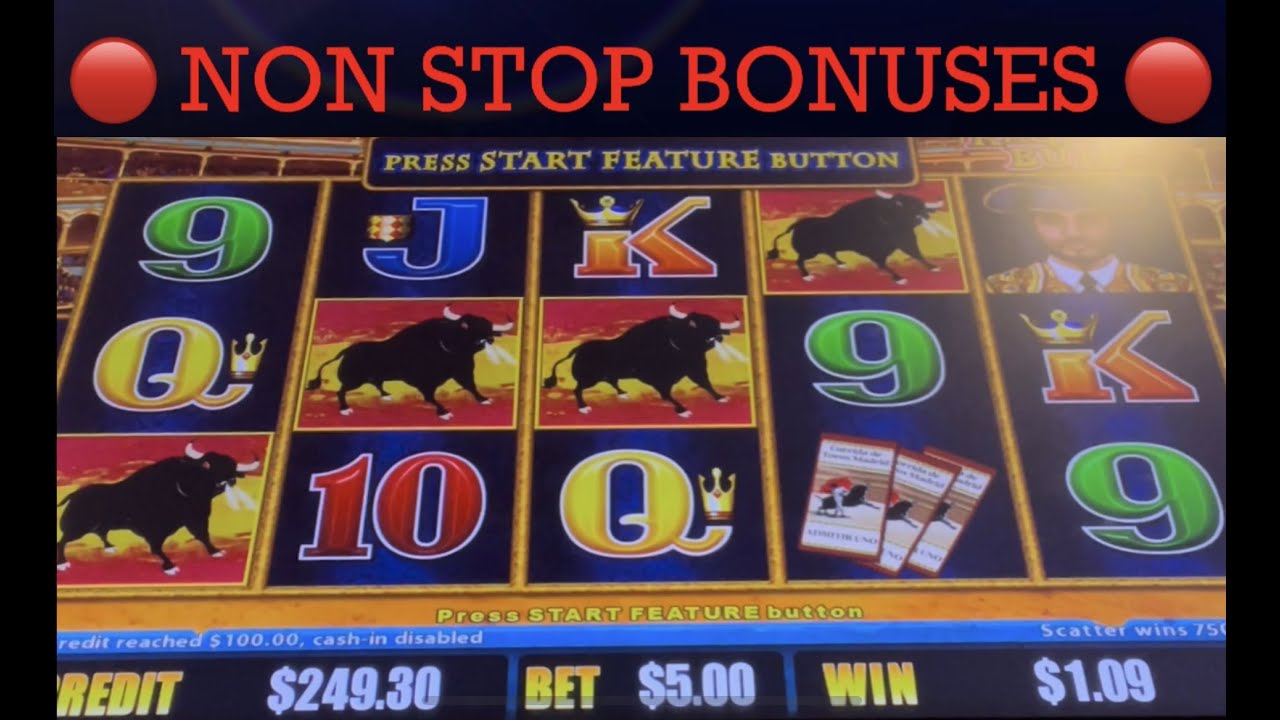 🔴 NON STOP BONUSES 🔥 RAGGING BULLS LIGHTNING LINK SLOT MACHINE 🎰 POKIE WINS