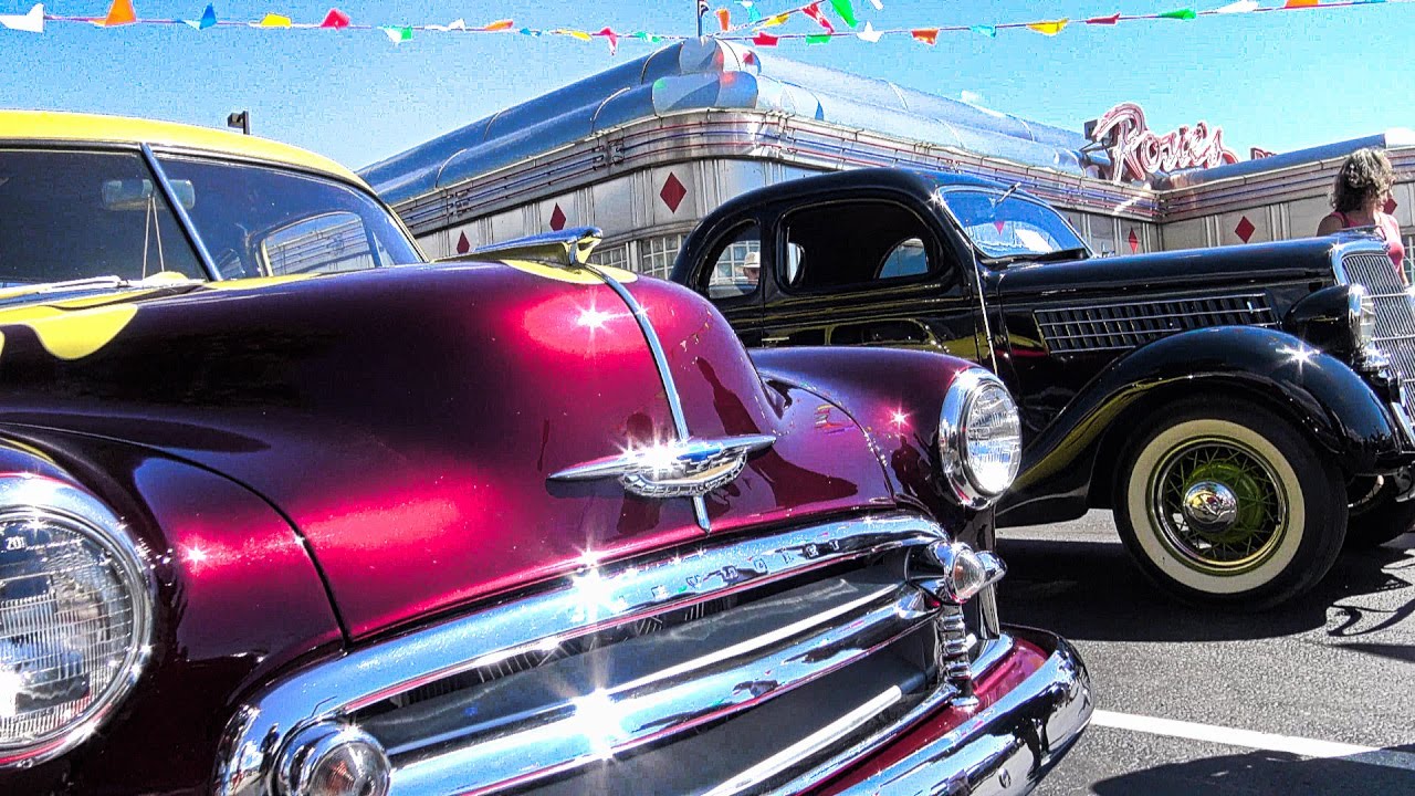 Classic Car Show {Rosie's Diner} Monument Colorado fun classic cars, hot rods, 4K Muscle Cars