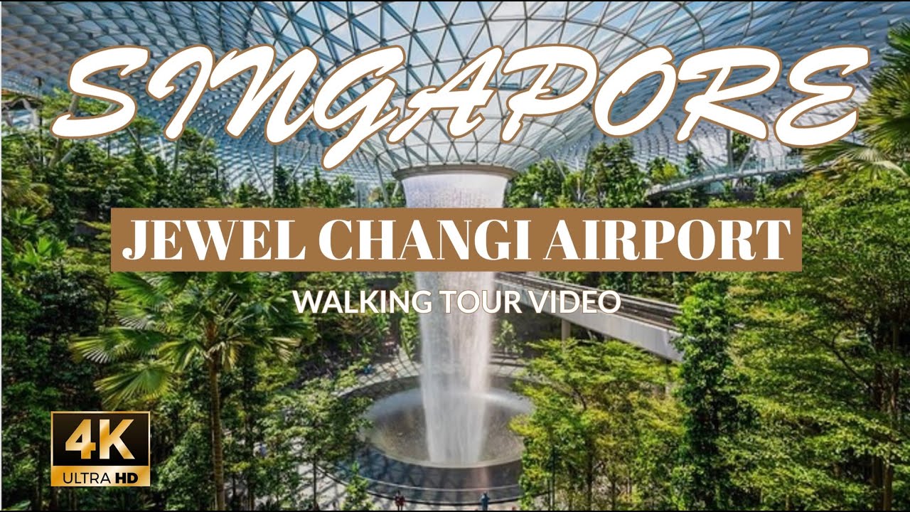 Walking Tour of Jewel Changi Airport 🇸🇬 | World’s Most Stunning Airport Waterfall & Shopping Center!