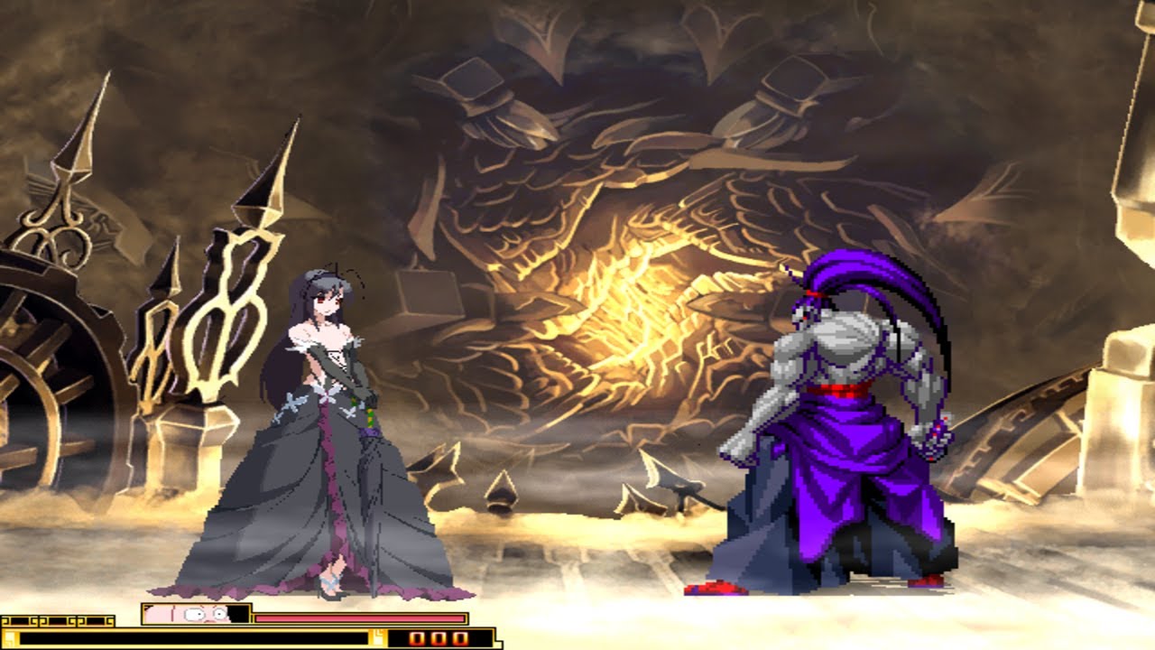 MUGEN: Kuroyukihime (Me) Vs Dark Genjuro