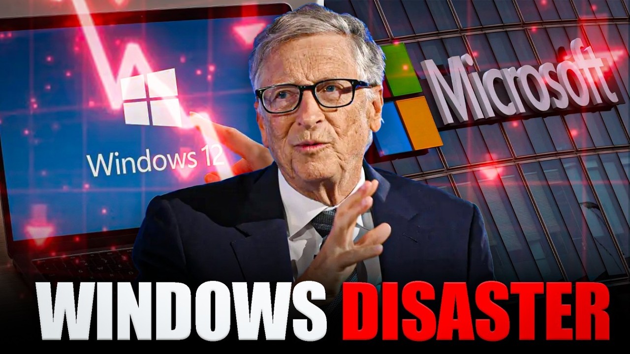 Bill Gates PANICS as Microsoft's Windows 12 Might FCK Your Computer