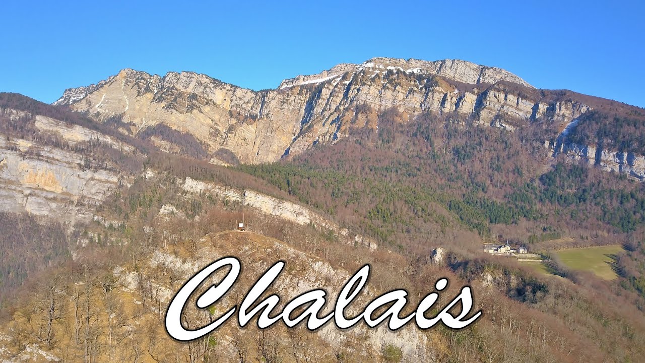 Aiguille et monastère de Chalais (drone shots)