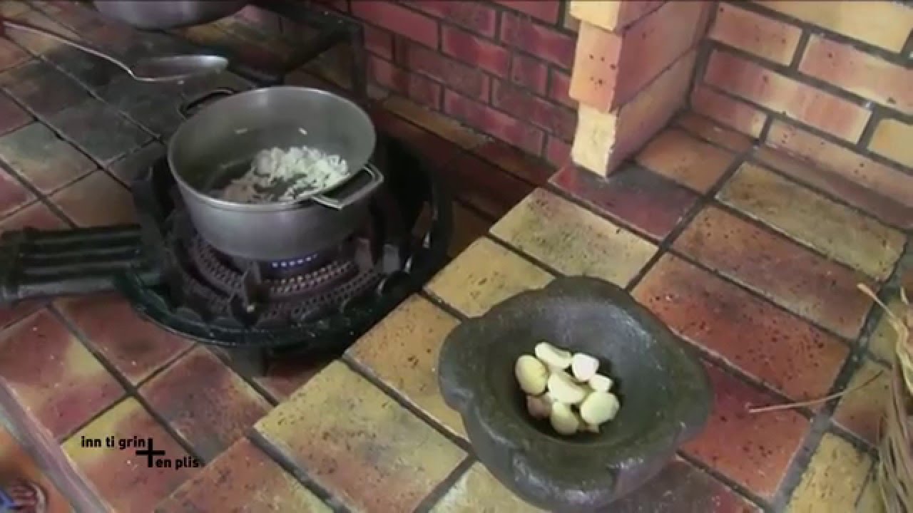 Brèdes Lastron, la cuisson - Inn ti grin en +