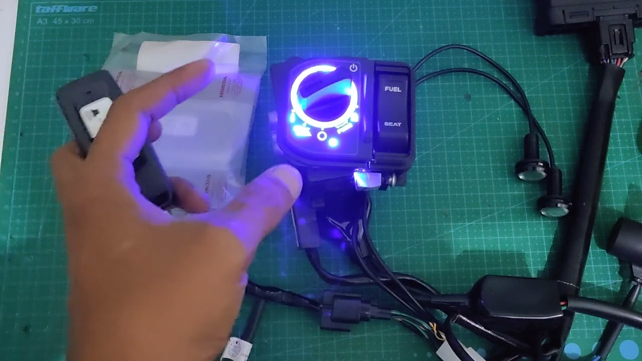 review dan tes keyless pcx 160 untuk pemasangan di vario 125 new