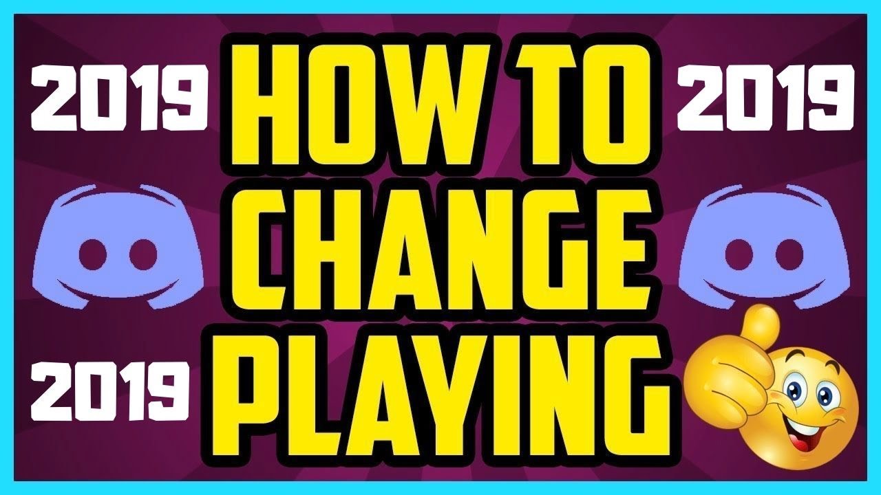 Discord HOW TO CHANGE ON WHAT YOU ARE PLAYING 2019!