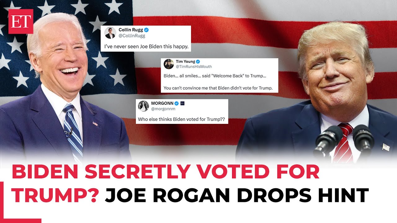 Biden's Oval Office smile sparks 'voted for Trump' buzz on social media; Joe Rogan drops big hint