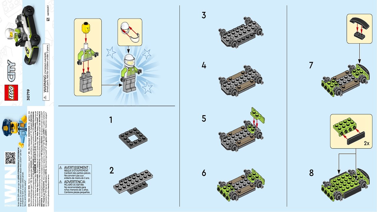 LEGO Instructions - City - 30719 - Go-Kart Racer - Racing