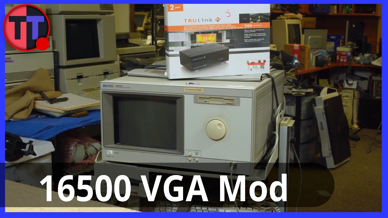 HP 16500B VGA Out Mod for Capture - pt3