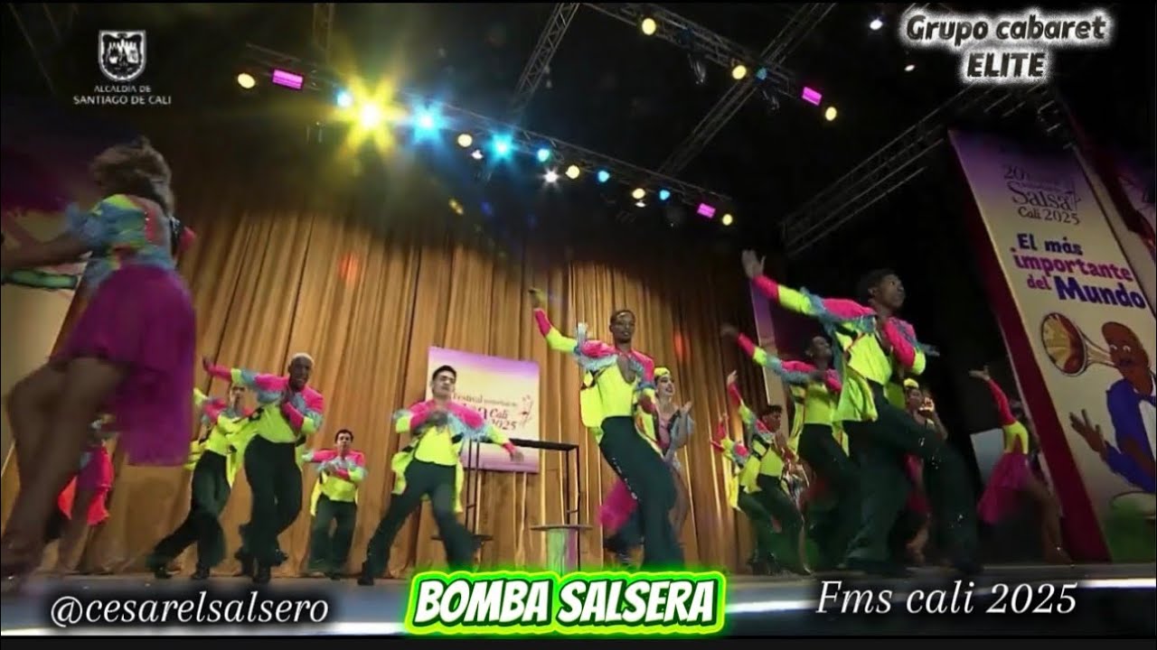 Bomba Salsera  grupo profesional cabaret ÉLITE : FMS CALI 2025  la mejor salsa está en Cali 