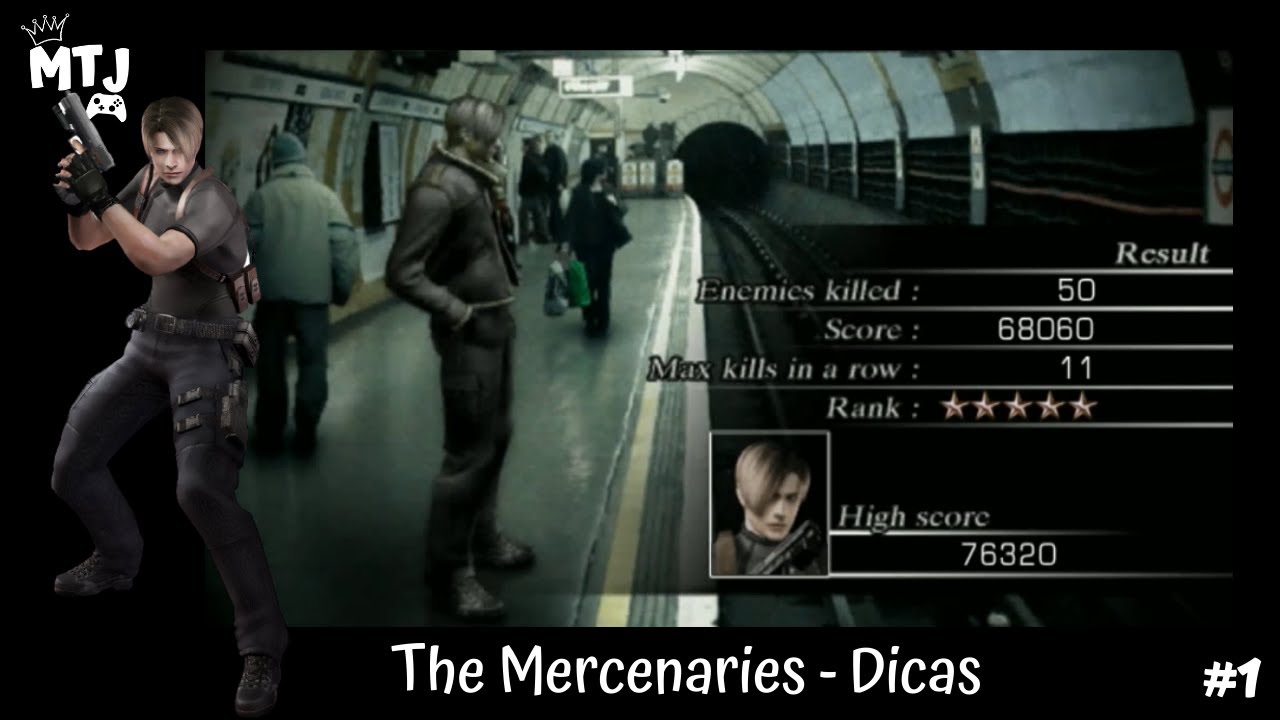 RESIDENT EVIL 4 - Dicas de THE MERCENARIES - Leon No PRIMEIRO CENÁRIO #1