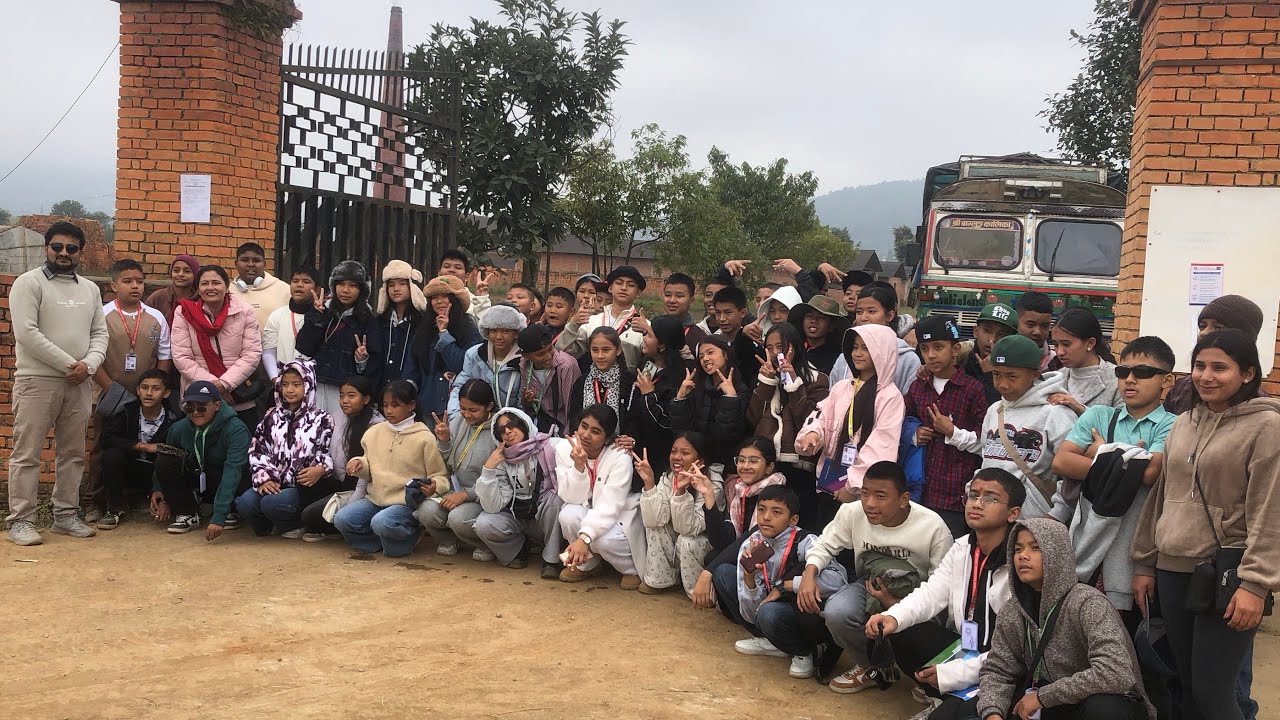 Picnic of students from Jyotikunj boarding school to Bandipur part 1 bus and road journey