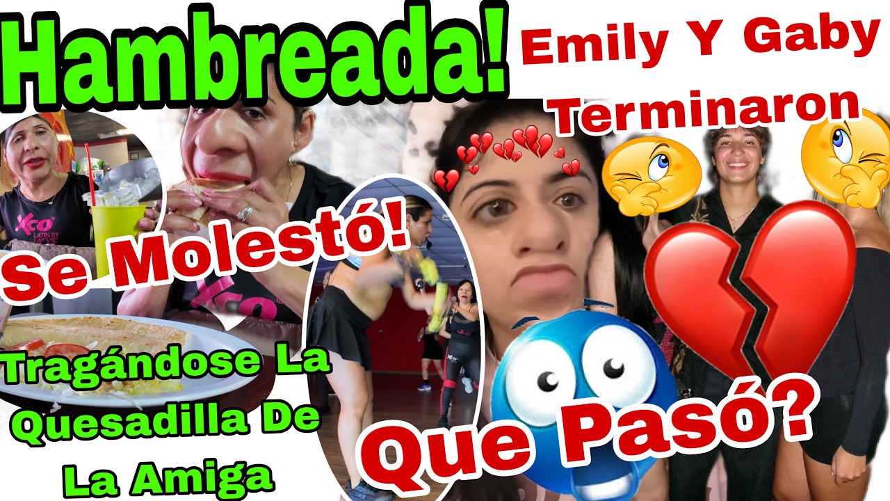 Emily Y Gaby TERMINARON 👩🏻‍🦱💔🧑🏻😱Hambread 🤯Tragándose La Quesadilla De La Amiga 😳Se Molesto❗️