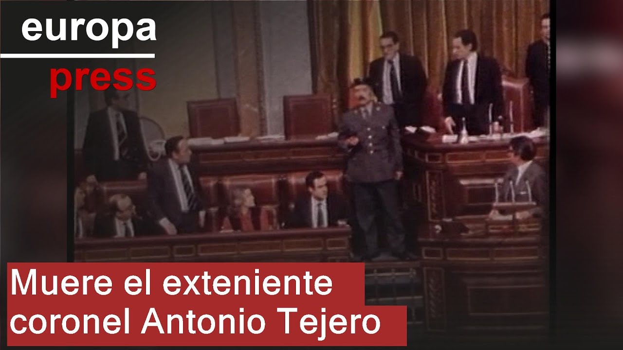 Muere el exteniente coronel Antonio Tejero, el rostro del golpe de Estado del 23-F