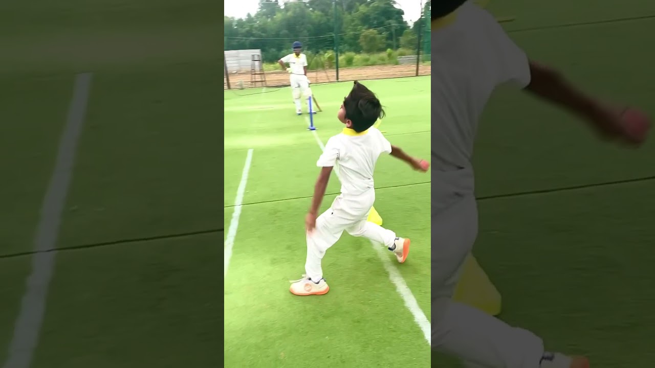 7 years old boy #cricket #cricketcoaching #shortcricket #bowling #foryou #viralvideo #youtubeshorts￼