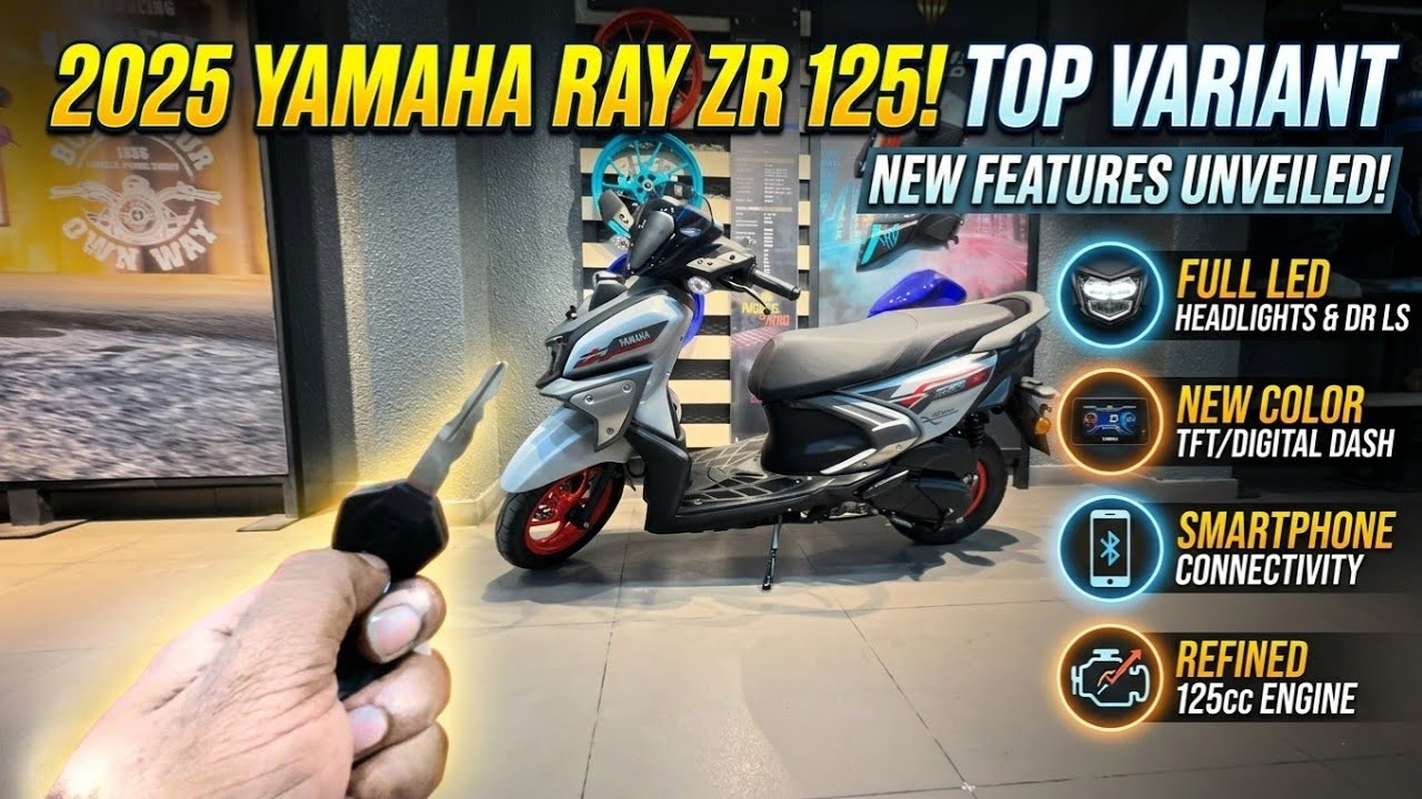 Yamaha Ray ZR 125 Top Variant 2026 🔥 | New Features, Mileage & On-Road Price Full Review