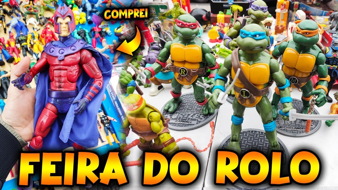 CAÇADA DE BRINQUEDOS! MARVEL LEGENDS, ACTION FIGURES, BLURAY na FEIRA do ROLO