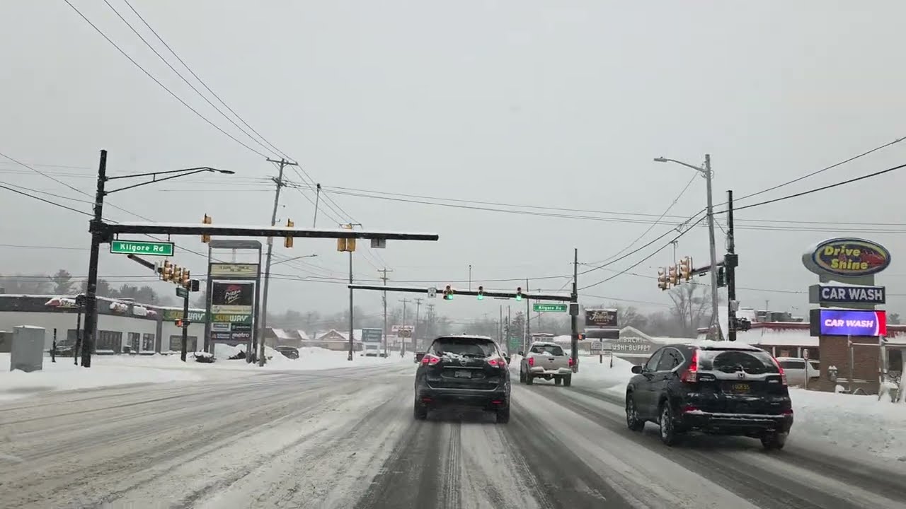 Parking Lot & Zap Zone XL In Portage Michigan 1-22-2026 