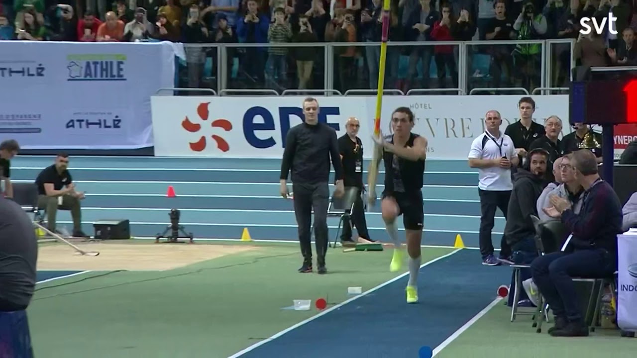 Pole vault world record 6.19 attempt by mondo armand duplantis v&auml;rldsrekordsf&ouml;rs&ouml;k stavhopp