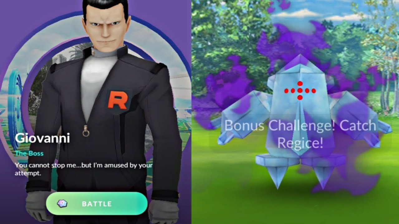 Defeat Giovanni In Pokemon Go | Shadow Regice Pokemon Go