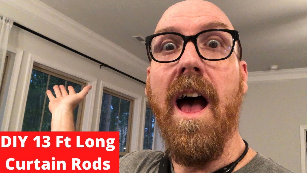 How to make your own custom curtain rod for under fifty bucks! using JB Weld