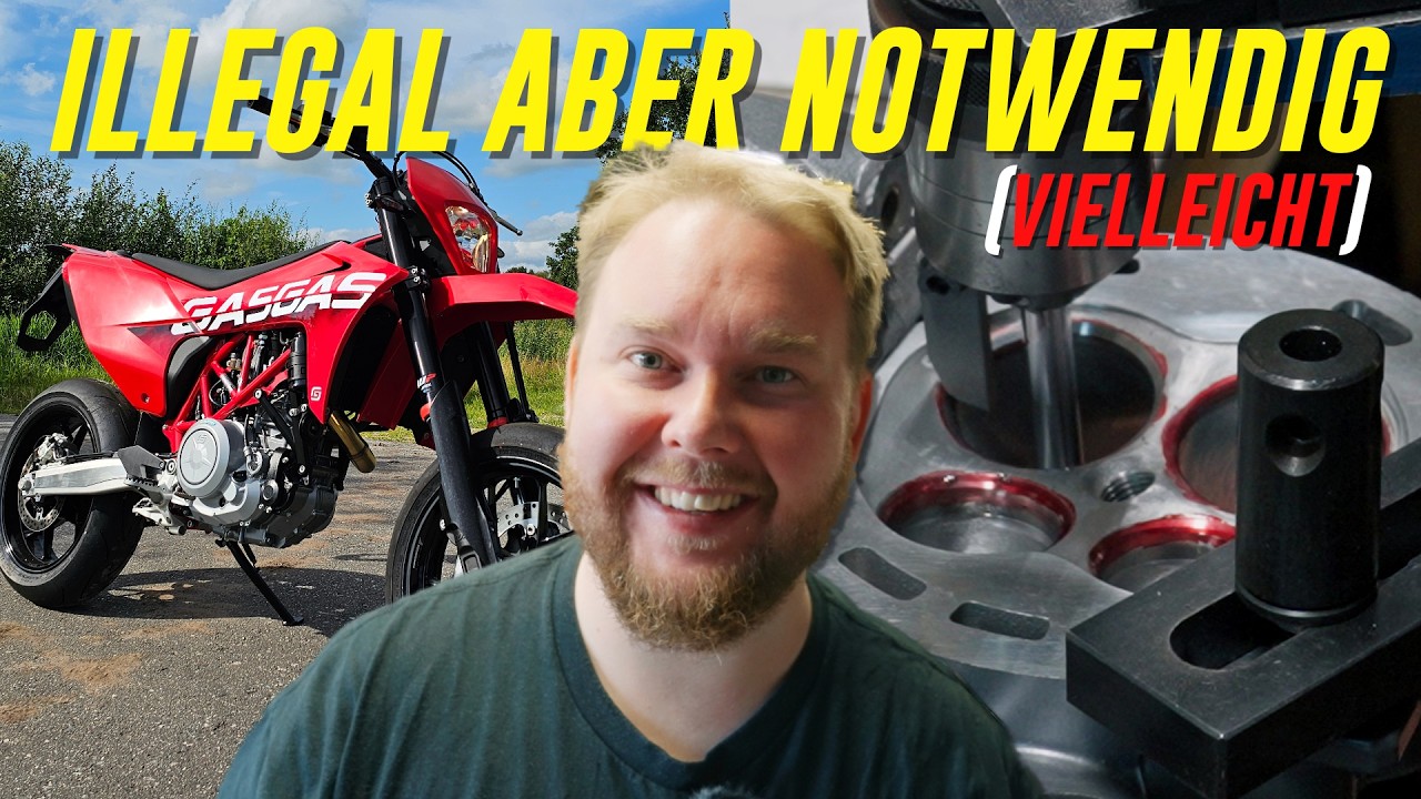 Illegales Tuning an MEINER neuen GASGAS 700 SM
