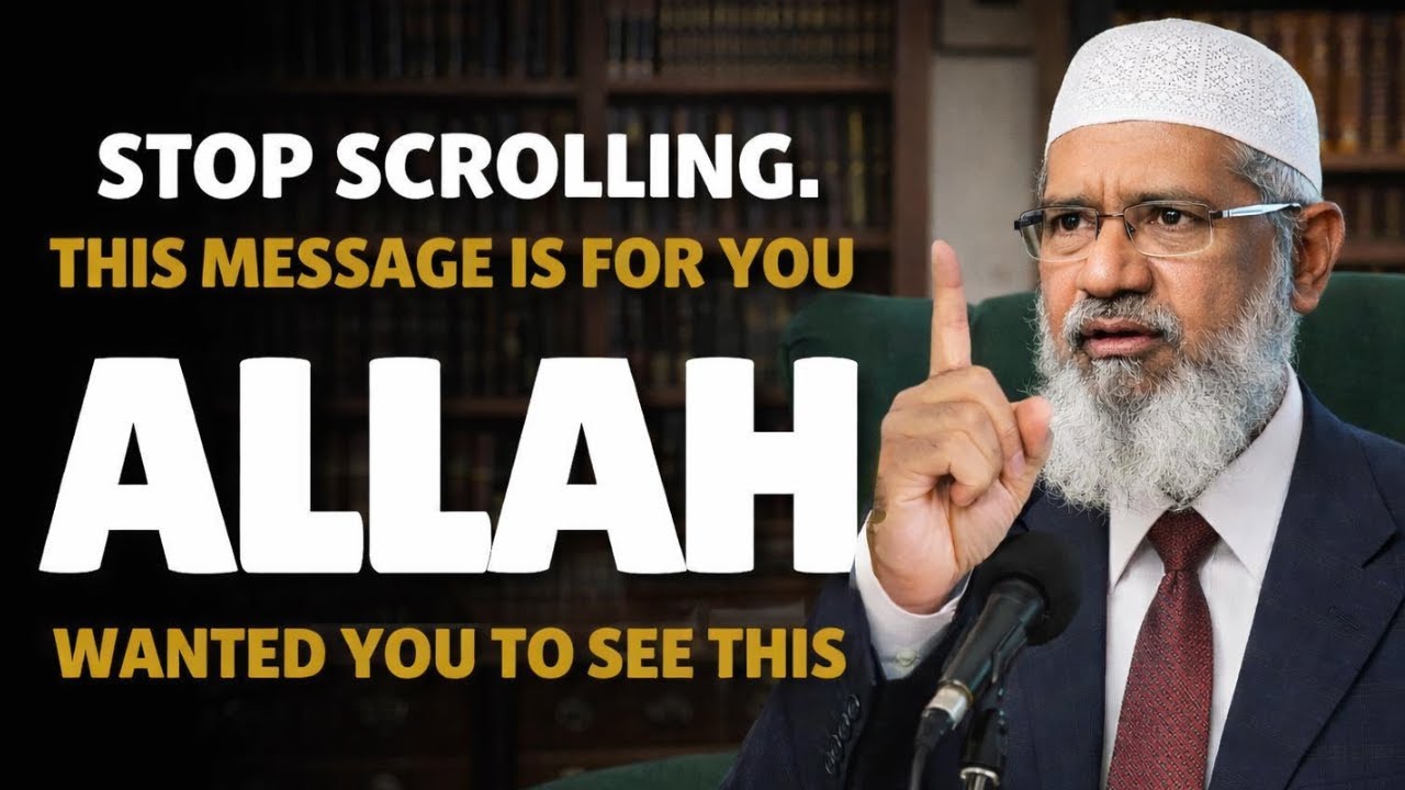 Allah Has Chosen You | This Is Not a Coincidence | Powerful Islamic Reminder | Dr. Zakir Naik