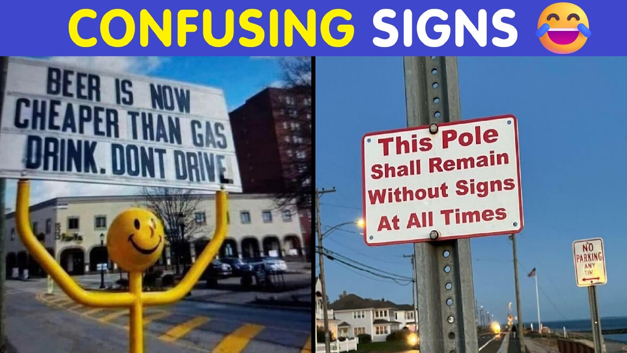 When Signs Fail Spectacularly (And It's Hilarious) 😂 | Happy And Fun