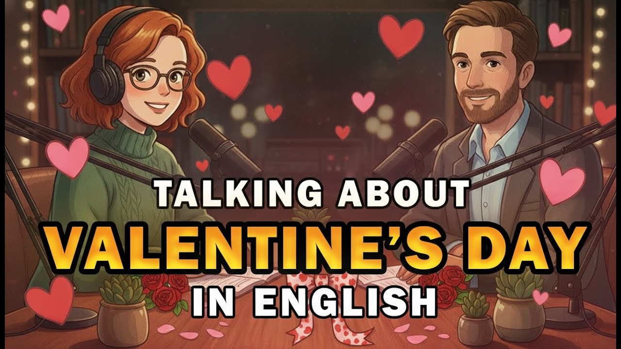 Daily English Conversation: Talking about VALENTINE'S DAY in English