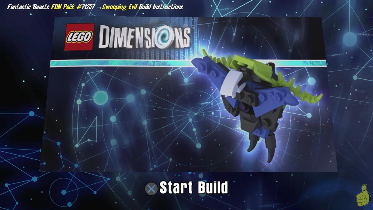 Lego Dimensions: Swooping Evil / Build Instructions (Fantastic Beasts FUN Pack #71257) - HTG