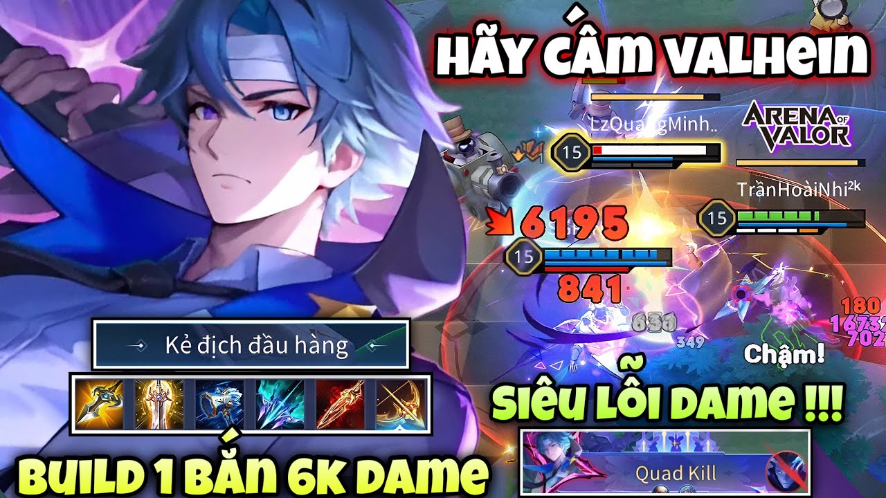 Hãy Cấm Valhein Ngay Vì Build Này Siêu Lỗi Dame 