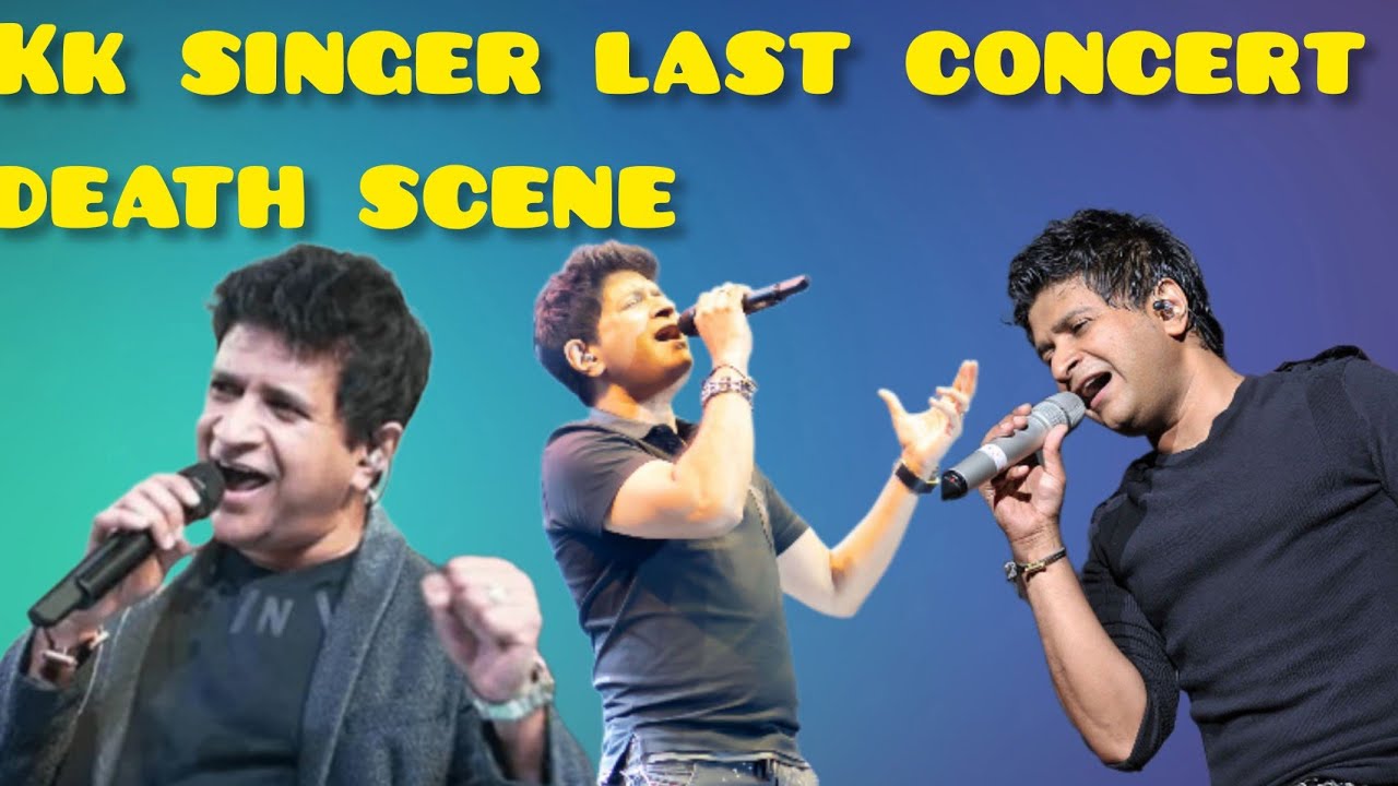 kk singer last concert at kolkata, Death scene #kksinger #krishnakumarkunnath #singer