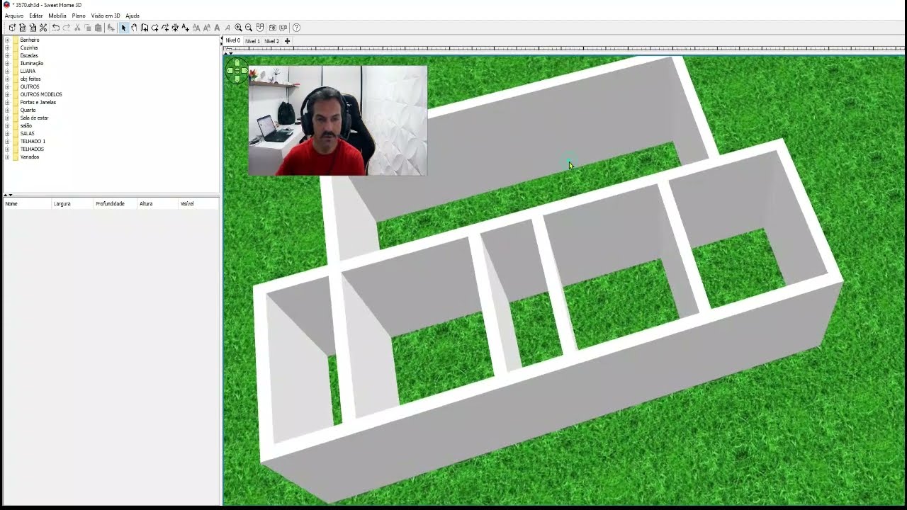 como importar imagem de fundo no sweet home 3d